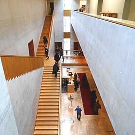 Treppenaufgang im Museum Georg Schfer Schweinfurt