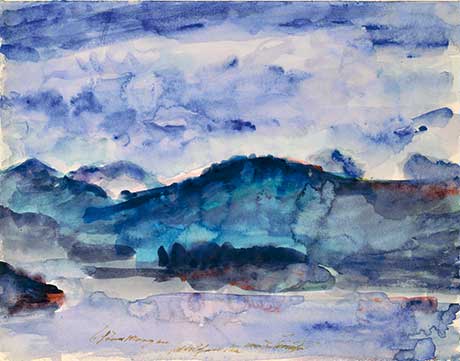 Corinth, Schner Morgen am Walchensee