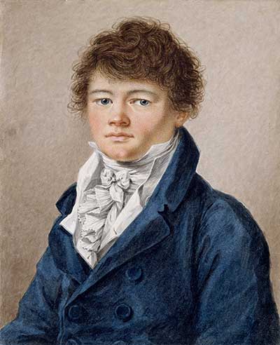Caroline Bardua, Arthur Schopenhauer, 1806/1807, Aquarell, Museum Georg Schfer, Schweinfurt,  Museum Georg Schfer, Schweinfurt