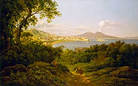 Joseph Rebell: Golf von Neapel, 1815, Museum Georg Schfer, Schweinfurt
